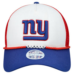 New York Giants New Era Women's Friendship Bracelet 9FORTY Adjustable Hat White/Royal | NFL