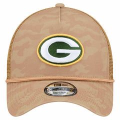 Green Bay Packers New Era Wheat Camo 9FORTY Adjustable Hat Tan | NFL