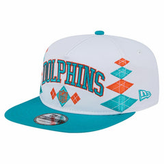 Miami Dolphins New Era Argyle 19TWENTY Adjustable Hat White | NFL