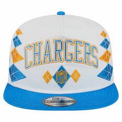 Los Angeles Chargers New Era Argyle 19TWENTY Adjustable Hat White | NFL