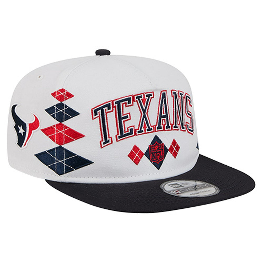 Houston Texans New Era Argyle 19TWENTY Adjustable Hat White | NFL