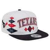 Houston Texans New Era Argyle 19TWENTY Adjustable Hat White | NFL
