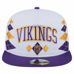 Minnesota Vikings New Era Argyle 19TWENTY Adjustable Hat White | NFL