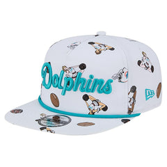 Miami Dolphins New Era Team Cheer 19TWENTY Snapback Hat White | NFL