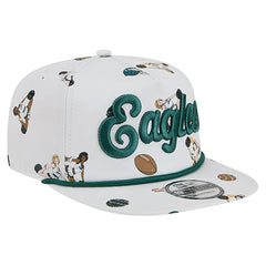 Philadelphia Eagles New Era Team Cheer 19TWENTY Snapback Hat White | NFL