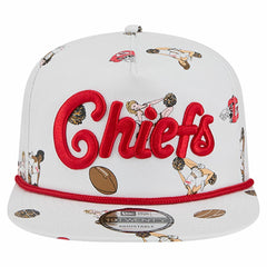 Kansas City Chiefs New Era Team Cheer 19TWENTY Snapback Hat White | NFL