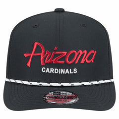 Arizona Cardinals New Era Script 9SEVENTY Adjustable Hat Black | NFL