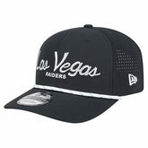 Las Vegas Raiders New Era Script 9SEVENTY Adjustable Hat Black | NFL