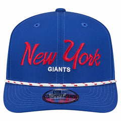 New York Giants New Era Script 9SEVENTY Adjustable Hat Royal | NFL
