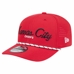 Kansas City Chiefs New Era Script 9SEVENTY Adjustable Hat Red | NFL