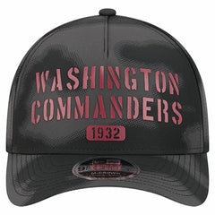 Washington Commanders New Era Halftone Camo 9FORTY Hat Gray | NFL