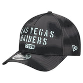Las Vegas Raiders New Era Halftone Camo 9FORTY Hat Gray | NFL