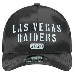 Las Vegas Raiders New Era Halftone Camo 9FORTY Hat Gray | NFL