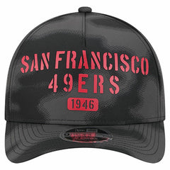 San Francisco 49ers New Era Halftone Camo 9FORTY Hat Gray | NFL