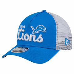Detroit Lions New Era Side Lines 9FORTY Adjustable Hat Blue | NFL