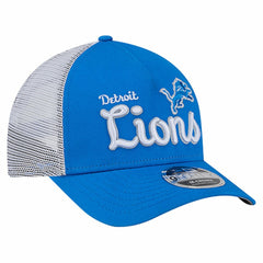 Detroit Lions New Era Side Lines 9FORTY Adjustable Hat Blue | NFL