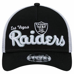 Las Vegas Raiders New Era Side Lines 9FORTY Adjustable Hat Black | NFL