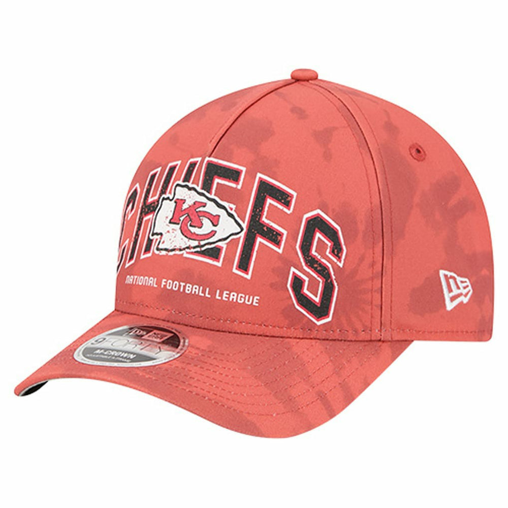 Kansas City Chiefs New Era Tie Dye Fade 9Forty M-Crown A-Frame Adjustable Hat Red | NFL