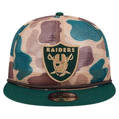 Las Vegas Raiders New Era Duck Camo 9FIFTY Snapback Hat Camo | NFL