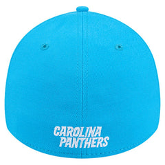 Carolina Panthers New Era Overlap Logo 39THIRTY Stretch Fit Hat Blue | NFL