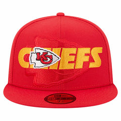 Kansas City Chiefs New Era Overlap Wordmark 59FIFTY Fitted Hat Red | NFL
