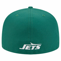 New York Jets New Era Overlap Wordmark 59FIFTY Fitted Hat Green | NFL