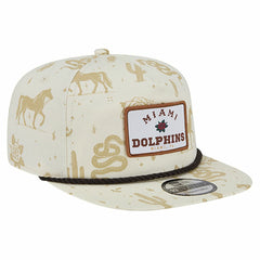 Miami Dolphins New Era Desert Rose 19TWENTY Adjustable Hat Cream | NFL