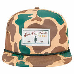 San Francisco 49ers New Era Duck Rope 19TWENTY Snapback Hat Camo | NFL