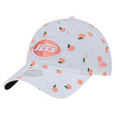 New York Jets New Era Women's Fruit Pattern 9TWENTY Adjustable Hat White | NFL