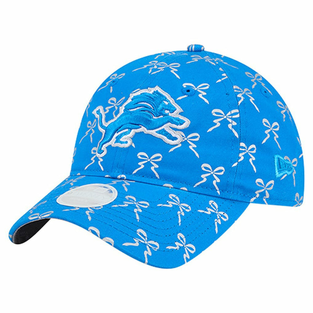 Detroit Lions New Era Women's Ribbon 9TWENTY Adjustable Hat Blue | NFL