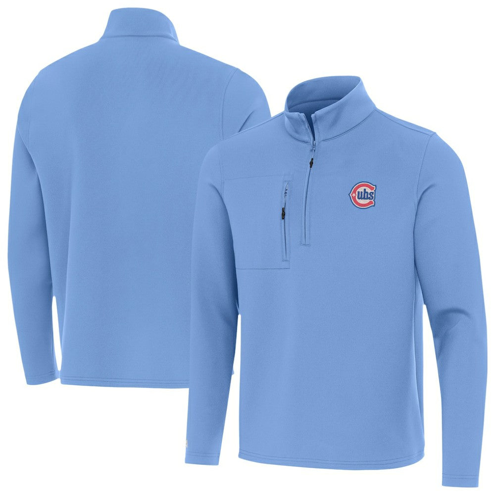 Chicago Cubs Antigua Alternate Logo Insider Quarter-Zip Pullover - MLB