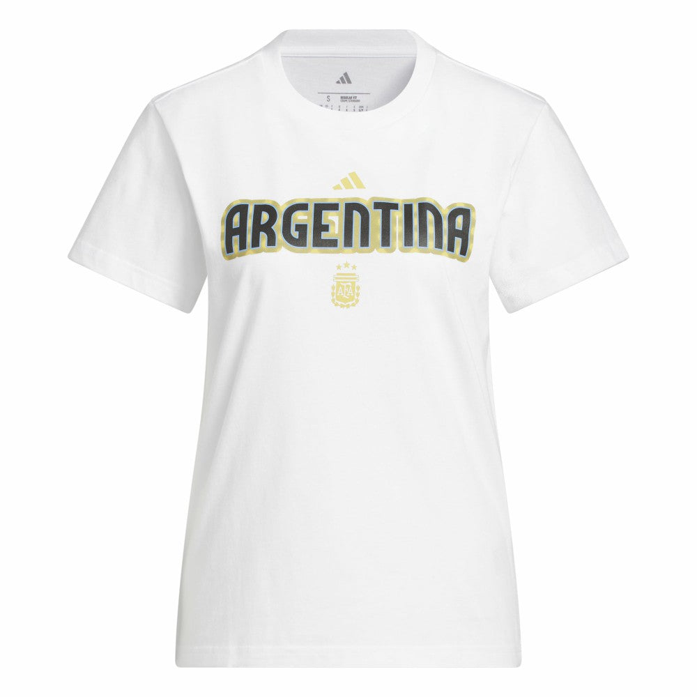 Argentina National Team Women's Jersey Hook T-Shirt White | Adidas cheap