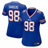 T.J. Sanders Buffalo Bills Women's Team Game Jersey Royal | Nike for Sale
