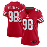 Mykel Williams San Francisco 49ers Women's Team Game Jersey Scarlet | Nike for Sale