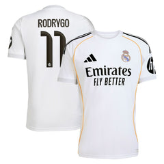 Rodrygo Real Madrid 2025/26 Home Replica Jersey White | Adidas Sale
