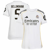 Jude Bellingham Real Madrid Women's 2025/26 Home Replica Jersey White | Adidas discount
