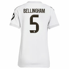 Jude Bellingham Real Madrid Women's 2025/26 Home Replica Jersey White | Adidas discount