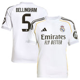 Jude Bellingham Real Madrid Youth 2025/26 Home Replica Jersey White | Adidas discount