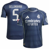 Jude Bellingham Real Madrid 2025/26 Away Player Jersey Blue | Adidas Sale