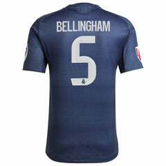 Jude Bellingham Real Madrid 2025/26 Away Player Jersey Blue | Adidas Sale