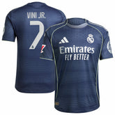 Vini Jr. Real Madrid 2025/26 Away Player Jersey Blue | Adidas discount