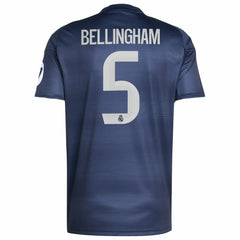 Jude Bellingham Real Madrid 2025/26 Away Replica Player Jersey Blue | Adidas Sale