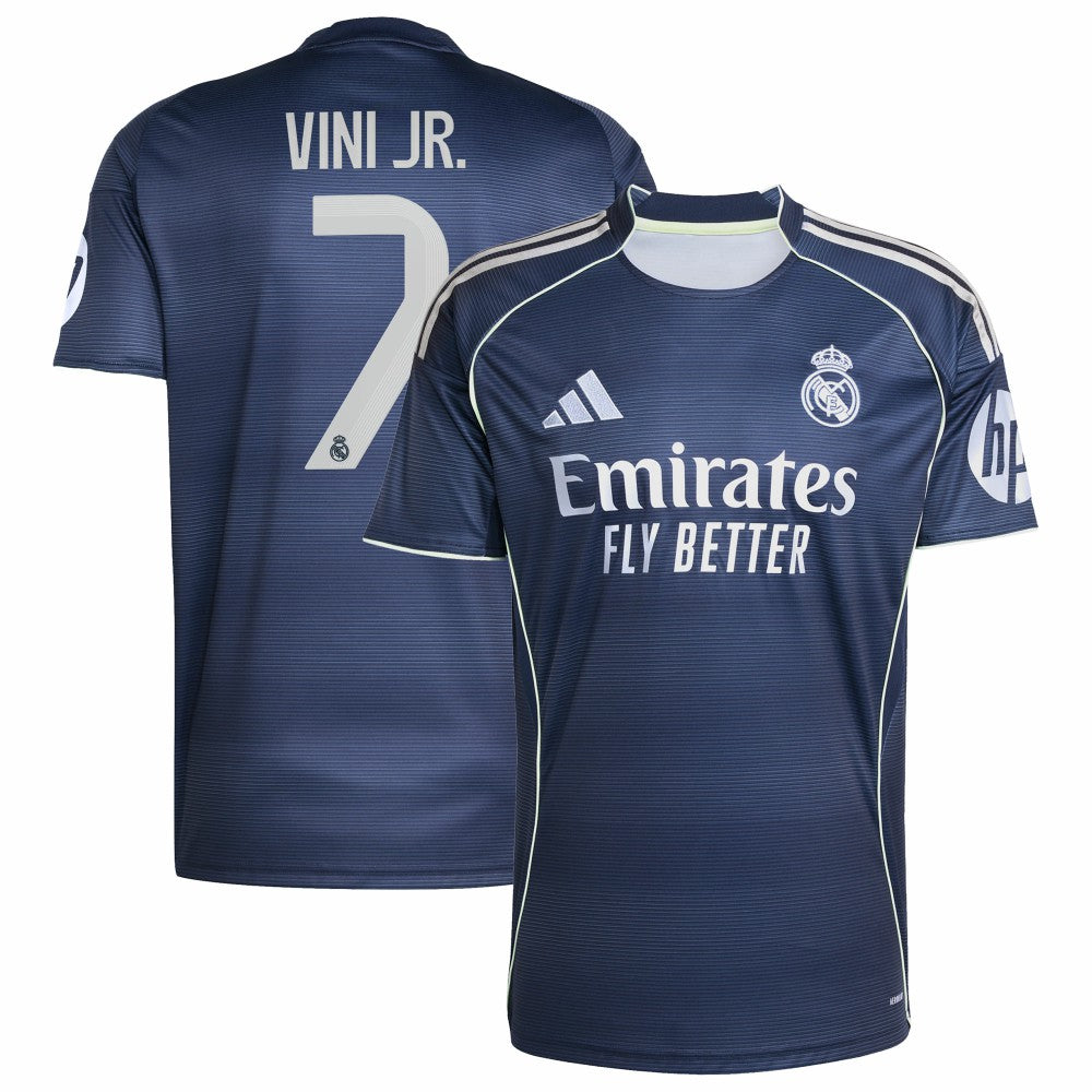 Vini Jr. Real Madrid 2025/26 Away Replica Player Jersey Blue | Adidas discount