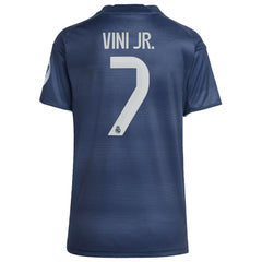 Vini Jr. Real Madrid Women's 2025/26 Away Replica Player Jersey Blue | Adidas Online