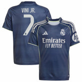 Vini Jr. Real Madrid Youth 2025/26 Away Replica Player Jersey Blue | Adidas cheap