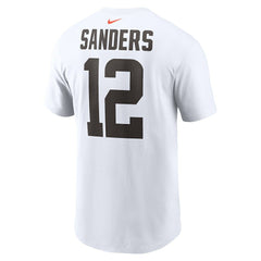 Shedeur Sanders Cleveland Browns 2025 NFL Draft Name & Number T-Shirt White | Nike for Sale