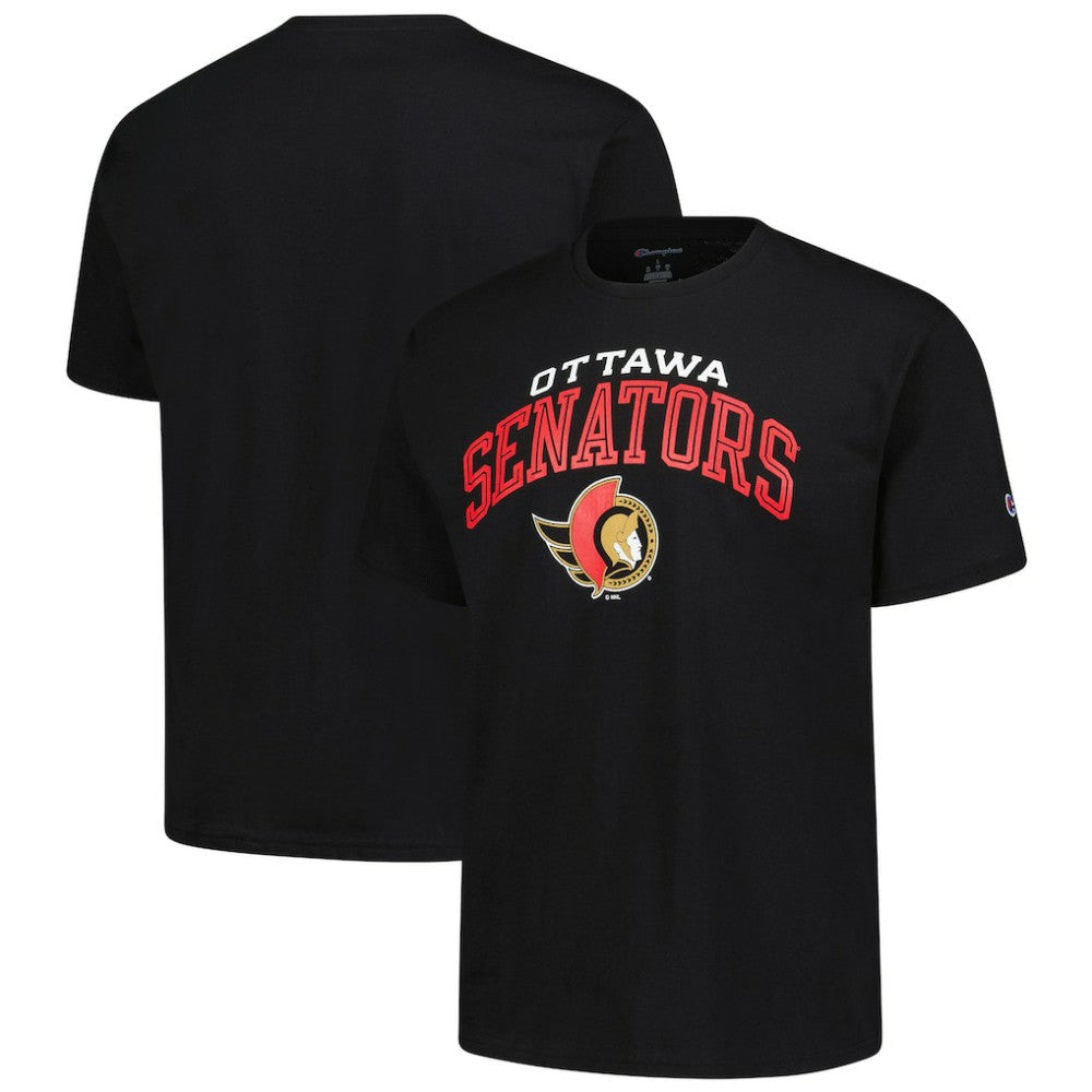 Ottawa Senators Champion Primary Logo T-Shirt - Black - NHL