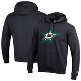 Dallas Stars Champion Primary Logo 1-Hit Pullover Hoodie - Black - NHL