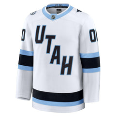 Utah Mammoth Fanatics Away Premium Custom Jersey - White - NHL