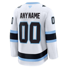 Utah Mammoth Fanatics Away Premium Custom Jersey - White - NHL
